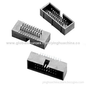 1.27x2.54mm Box Headers, Straight/Right Angle/SMT Type, 2-row LatchNew